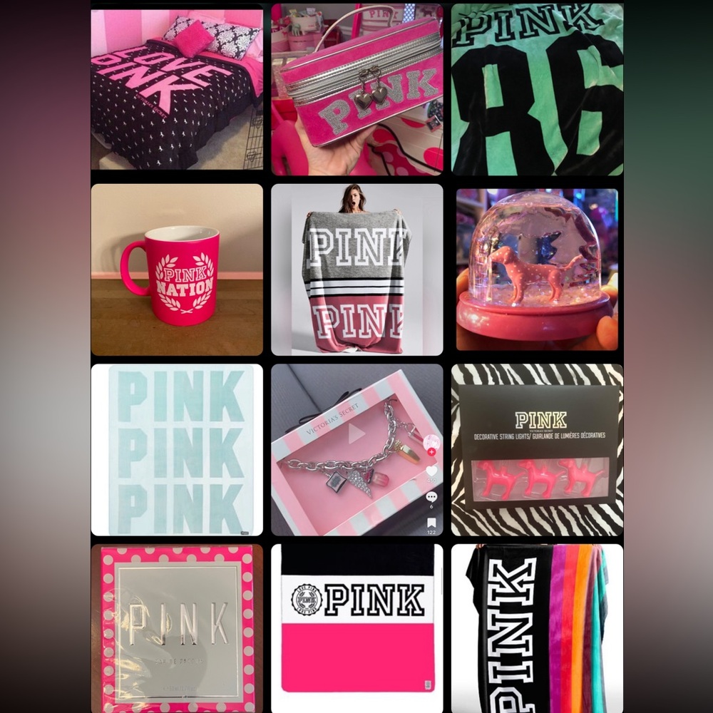 ISO Victoria's Secret PINK things in this photo